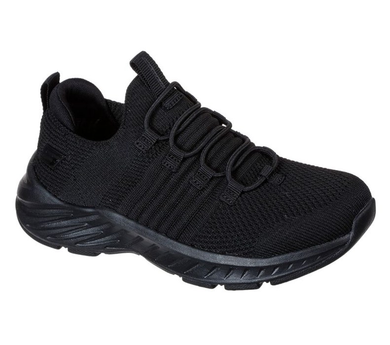 Skechers Elite Rush - Boys Slip On Shoes Black [AU-MT2434]